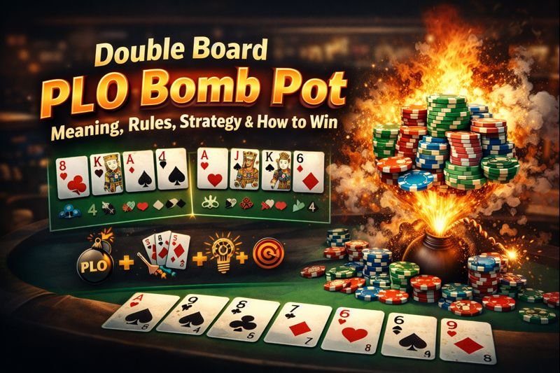 Double Board PLO Bomb Pot: Meaning, Rules, Strategy & How to Win