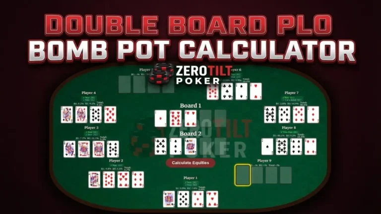 Double Board PLO Bomb Pot Calculator