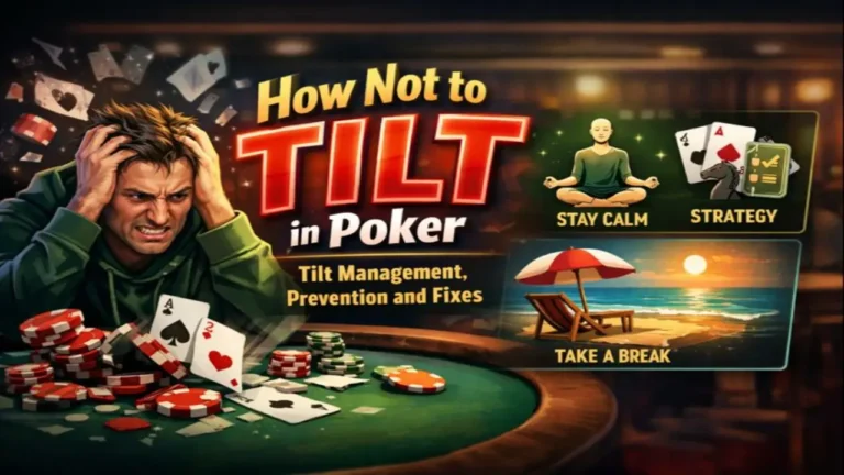 How Not to Tilt in Poker
