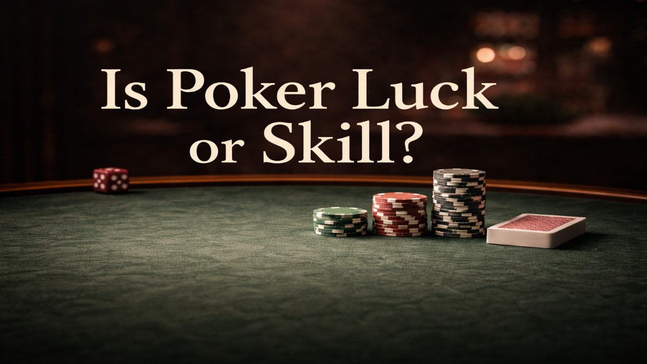 is poker skill or luck