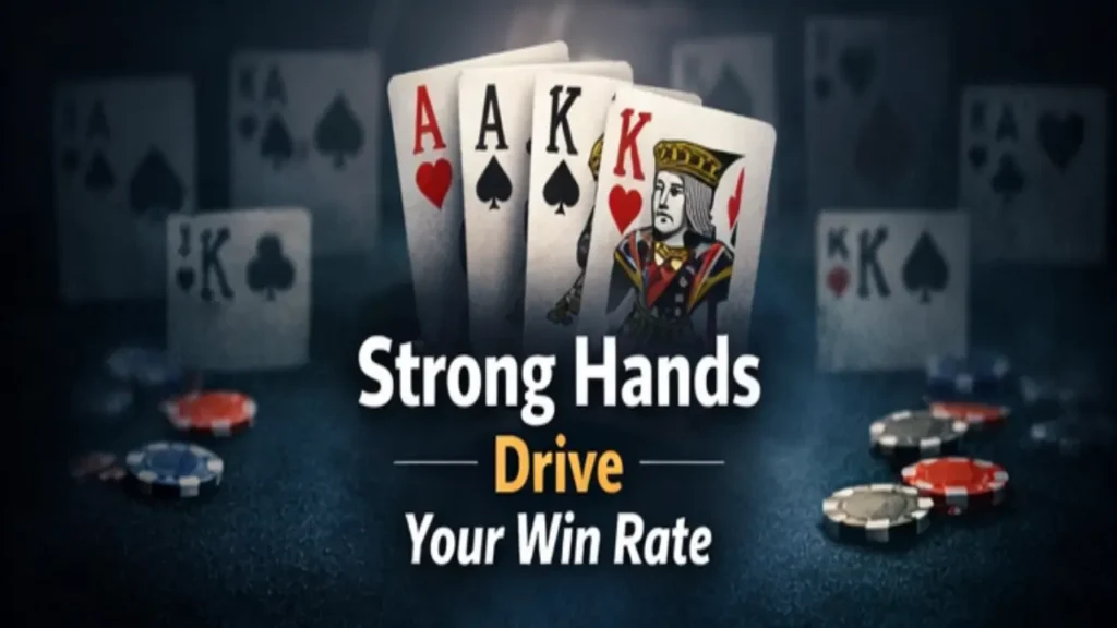Premium poker hands generating most expected value
