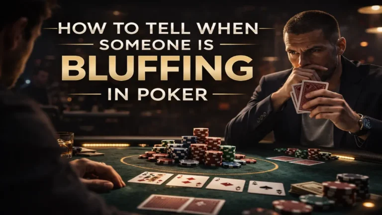 how to tell when someone bluffing