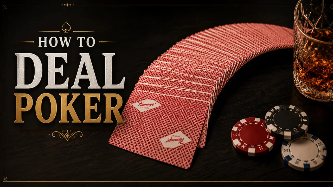how to deal poker